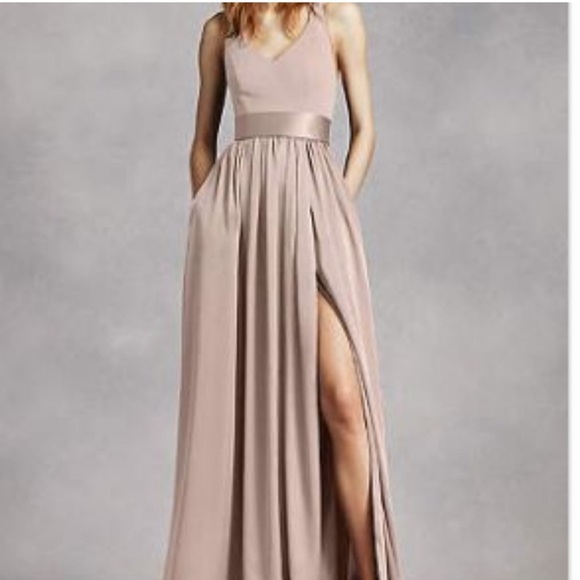 NEW Vera Wang WHITE Wine Colour Full Length Special Occasion / Bridesmaid /Grad - Picture 10 of 10